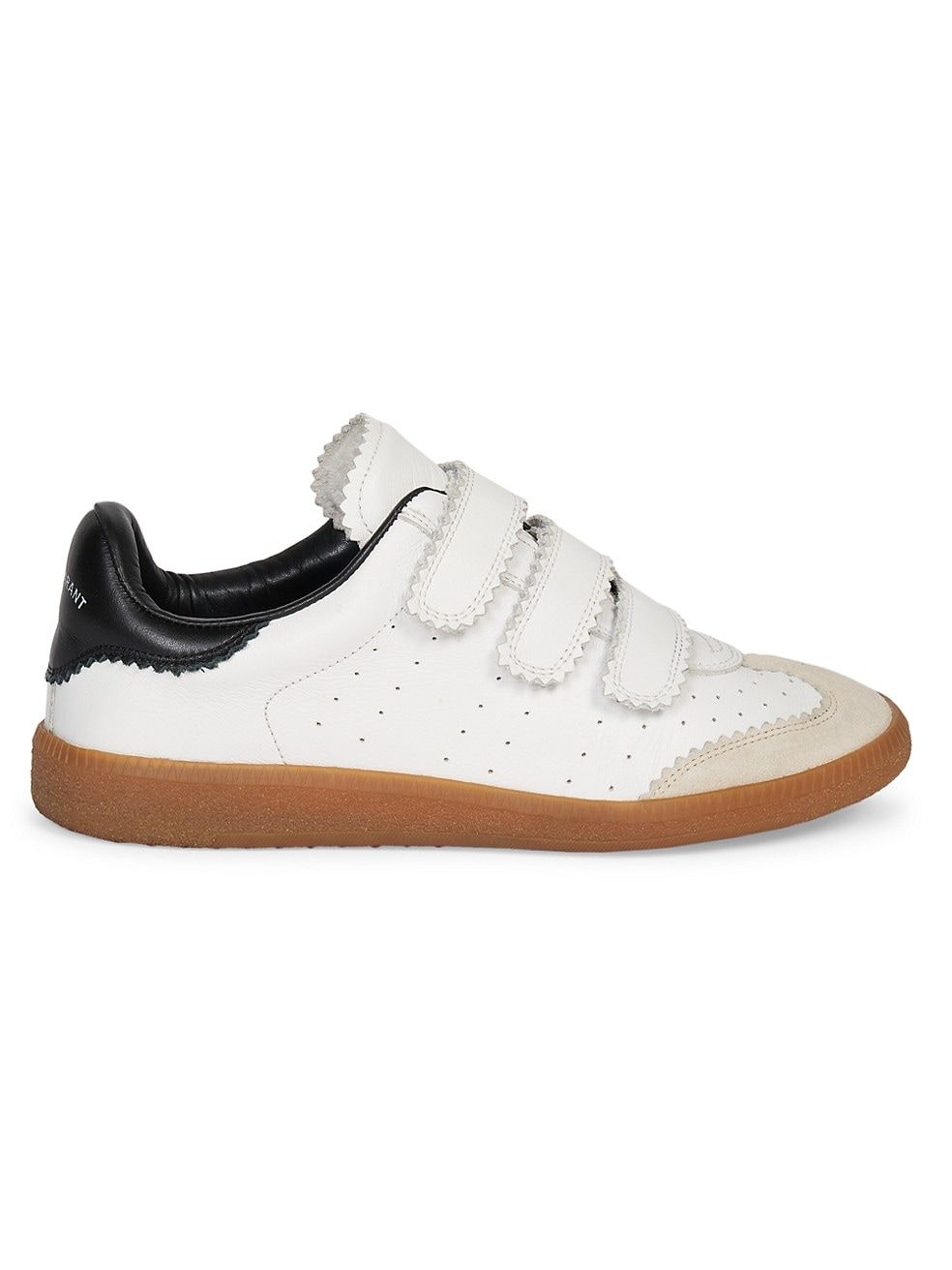 Isabel Marant Beth Velcro Leather Sneakers | Saks Fifth Avenue