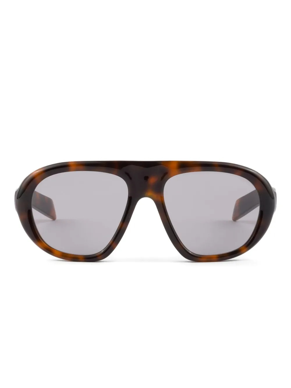 Prada Eyewear pilot-frame sunglasses - Brown | Farfetch Global