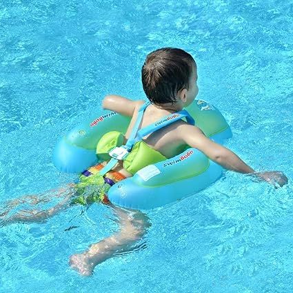 New Upgraded Swimbobo Baby Swimming Float Kids Inflatable Swim Ring with Safety Support Bottom Sw... | Amazon (US)