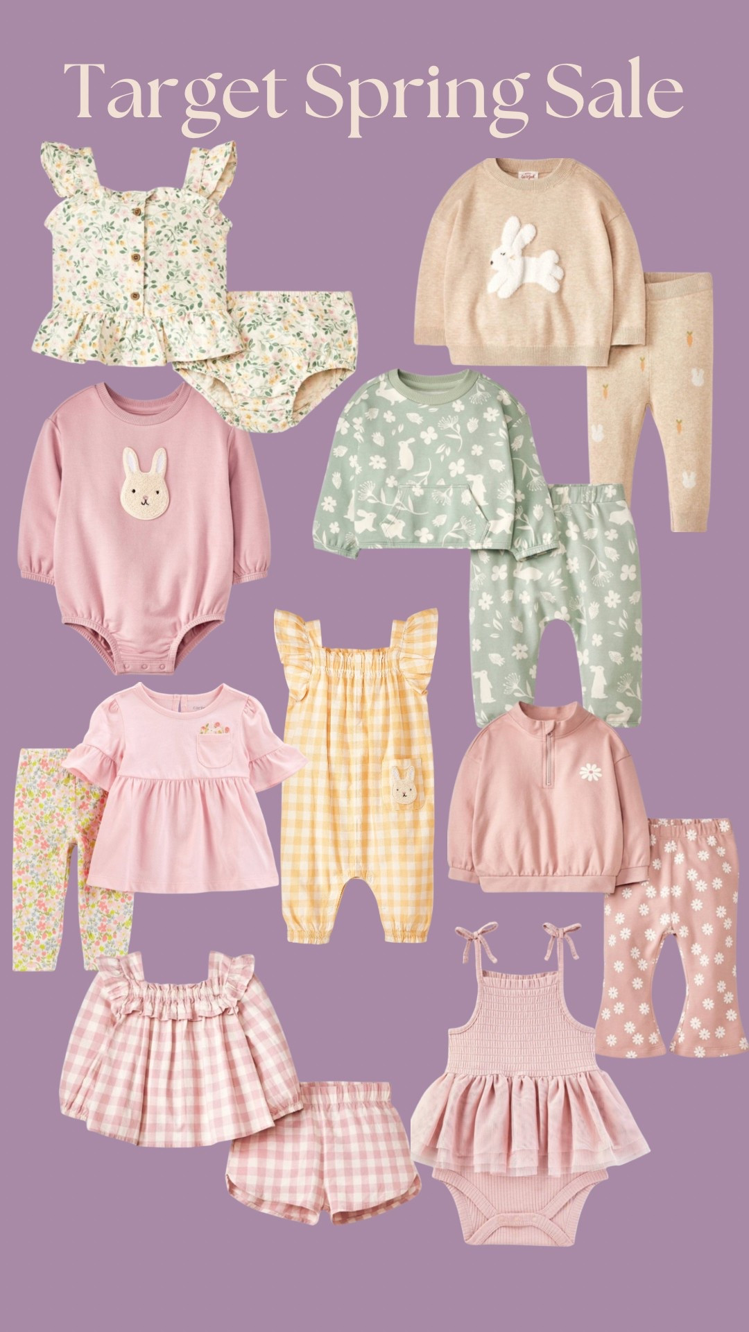 So many really good deals on the sweetest Easter and spring outfits for baby girls!! Cutest florals and bunnies, rompers, dresses, 2 piece sets, sweat suits… all so cute and tons under $10!!

#LTKSpringSale #LTKSaleAlert #LTKBaby