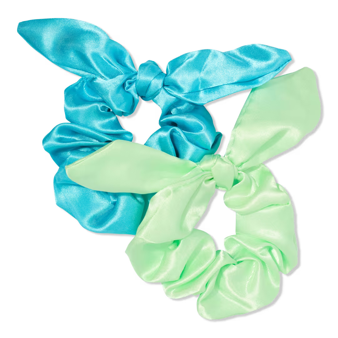 Satin Bow Scrunchie Duo - Sweet & Shimmer | Ulta Beauty | Ulta