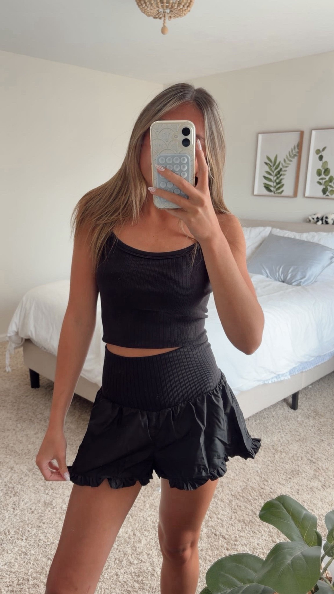 The cutest Walmart matching athletic sets, going fast!! 4 different colors and the perfect free people dupe set! This black color is simple, perfect, and the fabric is the softest thing ever. The material is sooo stretchy and so easy to throw on. The ruffle on the shorts is adorable and the whole outfit is the cutest!! Buy it now before all colors sell out 

#ltkwalmart #matchingset #freepeopledupe #activewear #ltkwalmartfinds #summerstyle

#LTKootd #LTKfitnessgoals #LTKActive