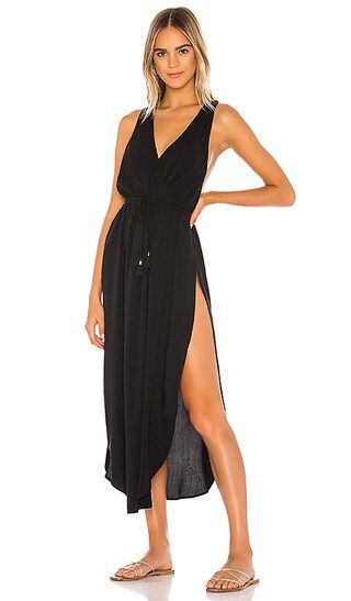 Kenzie Cover Up in Black | Revolve Clothing (Global)