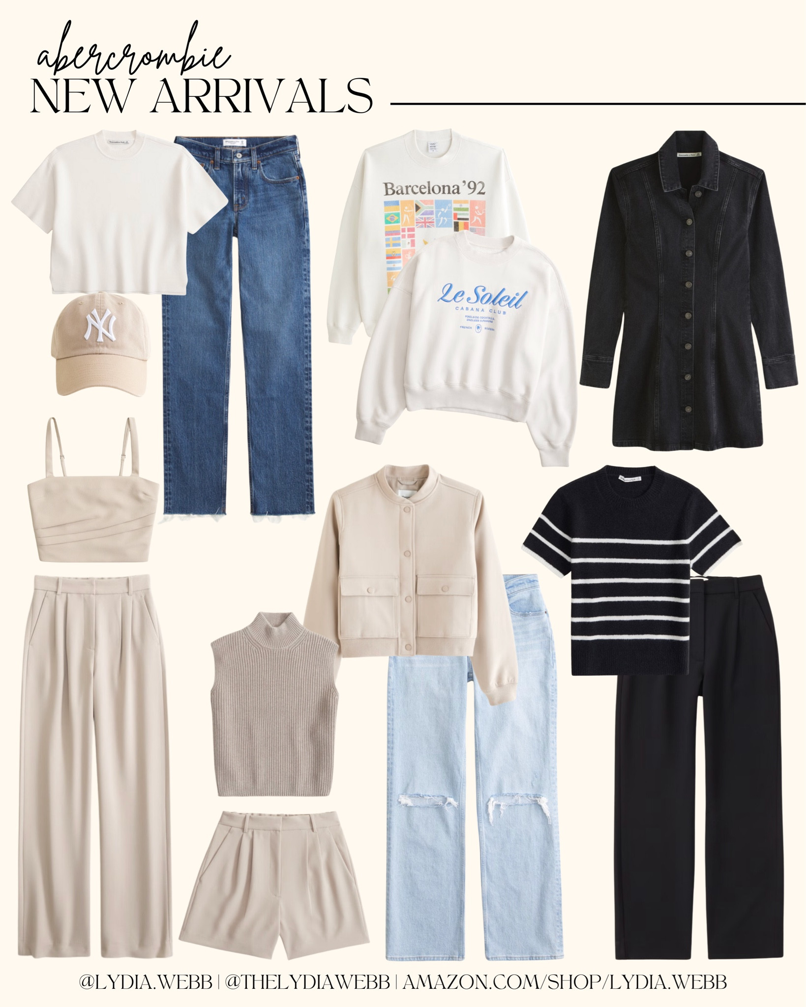 Abercrombie New Arrivals

Revolve
Steve Madden
Chelsea boots
Quilted crossbody
Silk pants
Satin shirt
Abercrombie
Winter outfit ideas
Winter new arrivals
Winter booties
Winter fashion
Denim shorts
Maxi skirt
Winter coats
Platform sandals
Winter outfits
Everyday tote
Sun hat
Wide brim hat
Studded sandals
Fall bracelets
Fall dresses 
Strappy heels
Winter sunglasses
Denim jeans
Winter fashion
Winter booties

#LTKstyletip #LTKsalealert #LTKSeasonal