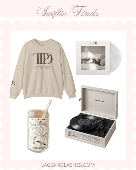 Taylor swift inspired finds! Swiftie sweatshirt, the tortured poets department merch!🤍

#LTKfindsunder50 #LTKGiftGuide #LTKSeasonal