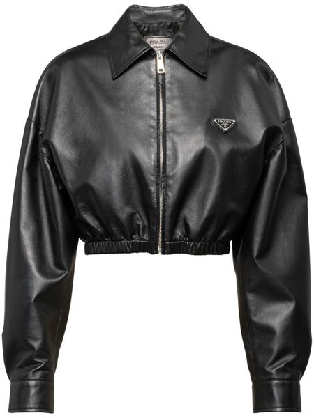Leather Prada jacket 

#LTKGiftGuide #LTKfindsunder50 #LTKsalealert