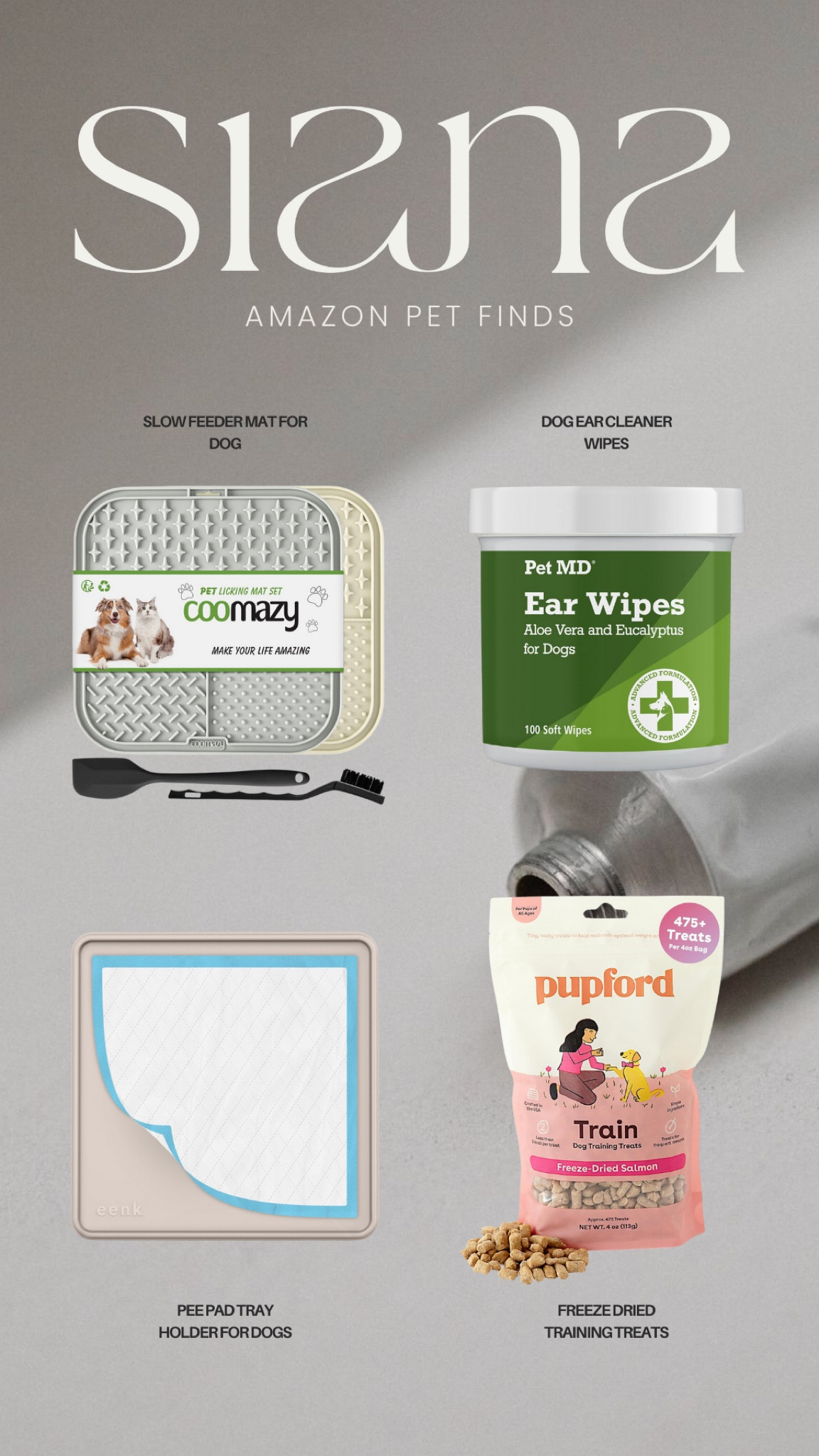 If you’re bringing home a new puppy, make training a breeze from day one with these dog mom must-haves  🏡🐾

pet essentials, must-have dog supplies, dog ear cleaning wipes, slow feeder mat for dogs, pee training pads, best training treats for puppies, Amazon pet finds, puppy starter kit, pet care essentials, potty training for dogs, best dog hygiene products, smart pet care, new puppy checklist, dog training must-haves, pet parenting.

#LTKHome #LTKPets #LTKMostLoved