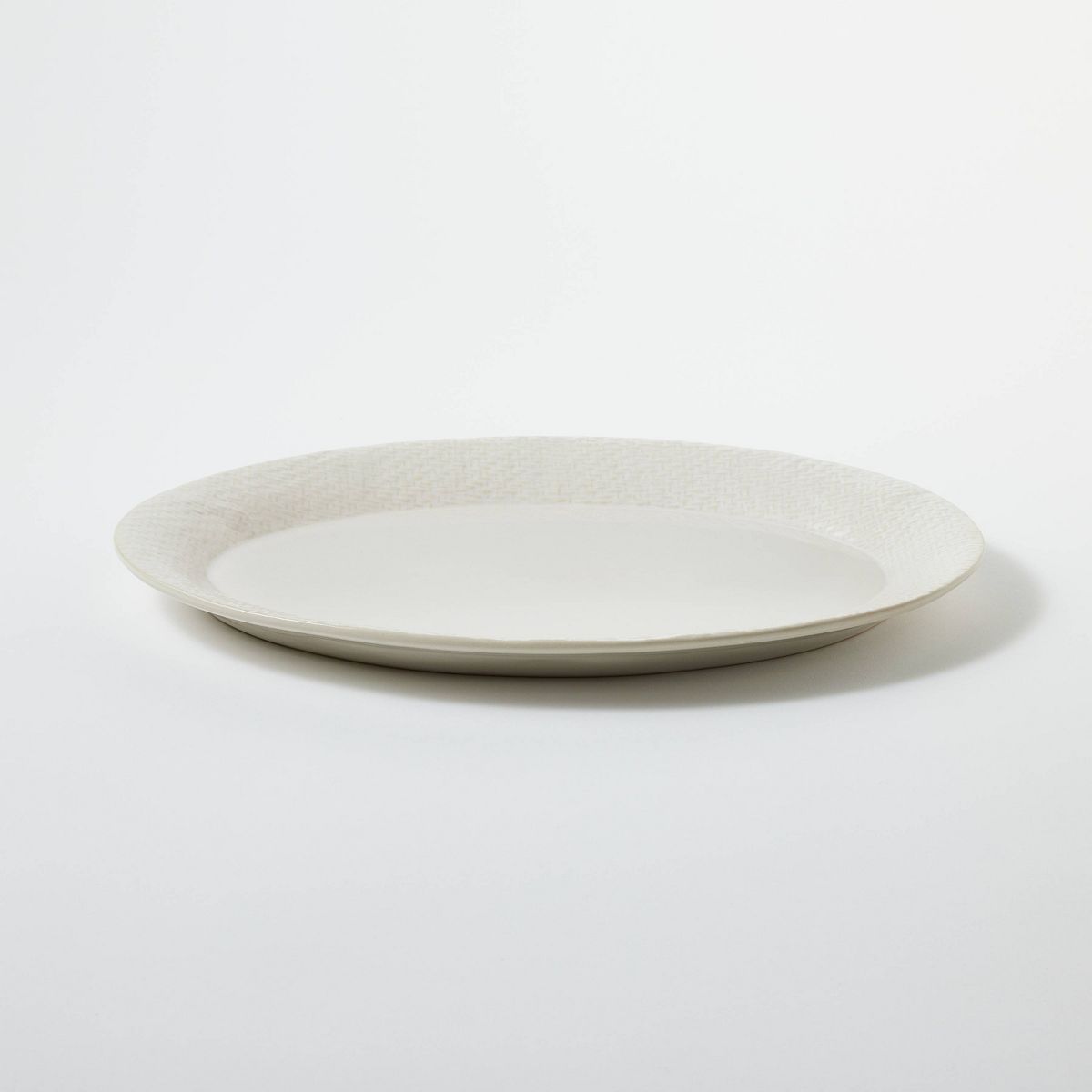 Stoneware Ceramic Oval Serving Platter Cream - Threshold™ designed with Studio McGee | Target