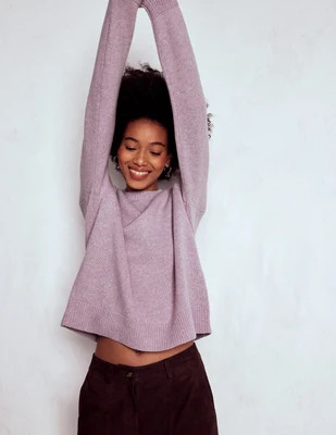 Marion Merino Sweater-Chalky Violet | Boden (US)