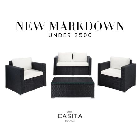 New outdoor markdown - under $500!

Amazon, Rug, Home, Console, Amazon Home, Amazon Find, Look for Less, Living Room, Bedroom, Dining, Kitchen, Modern, Restoration Hardware, Arhaus, Pottery Barn, Target, Style, Home Decor, Summer, Fall, New Arrivals, CB2, Anthropologie, Urban Outfitters, Inspo, Inspired, West Elm, Console, Coffee Table, Chair, Pendant, Light, Light fixture, Chandelier, Outdoor, Patio, Porch, Designer, Lookalike, Art, Rattan, Cane, Woven, Mirror, Arched, Luxury, Faux Plant, Tree, Frame, Nightstand, Throw, Shelving, Cabinet, End, Ottoman, Table, Moss, Bowl, Candle, Curtains, Drapes, Window, King, Queen, Dining Table, Barstools, Counter Stools, Charcuterie Board, Serving, Rustic, Bedding, Hosting, Vanity, Powder Bath, Lamp, Set, Bench, Ottoman, Faucet, Sofa, Sectional, Crate and Barrel, Neutral, Monochrome, Abstract, Print, Marble, Burl, Oak, Brass, Linen, Upholstered, Slipcover, Olive, Sale, Fluted, Velvet, Credenza, Sideboard, Buffet, Budget Friendly, Affordable, Texture, Vase, Boucle, Stool, Office, Canopy, Frame, Minimalist, MCM, Bedding, Duvet, Looks for Less

#LTKhome #LTKSeasonal #LTKFind