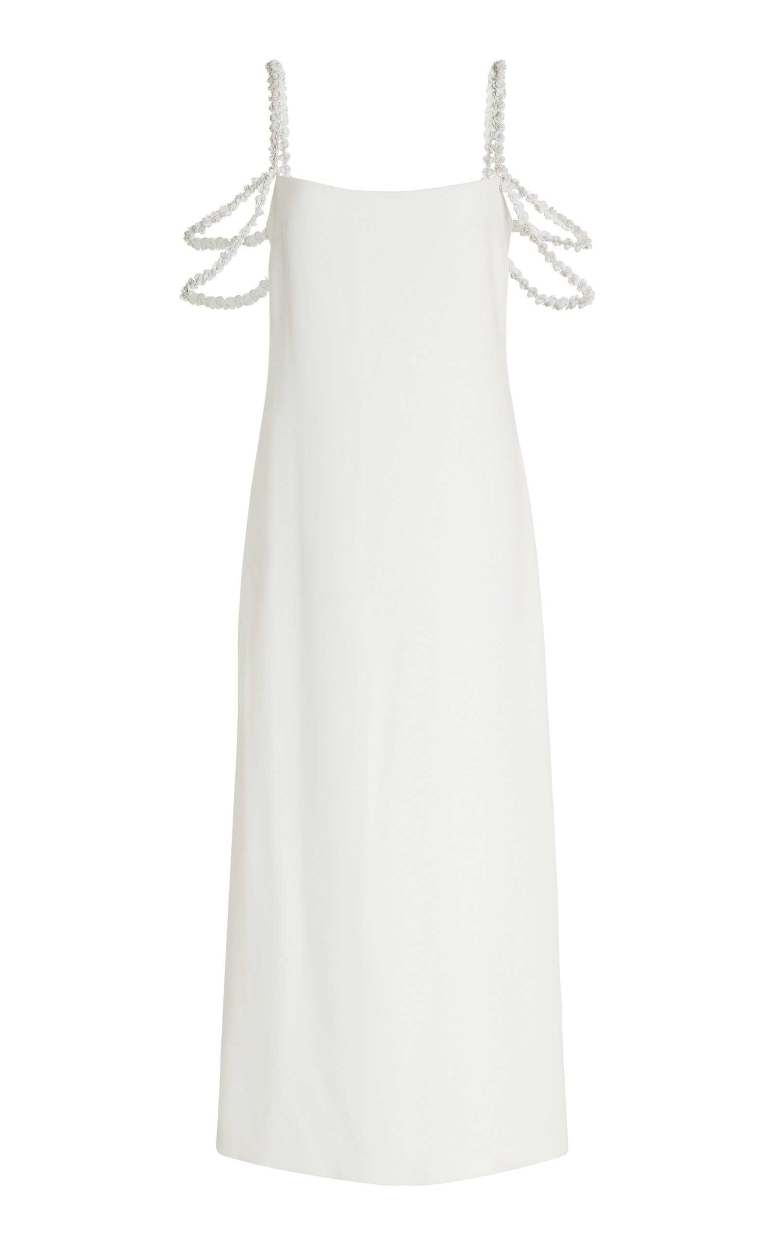 Shayanne Embellished Crepe Midi Dress | Moda Operandi (Global)