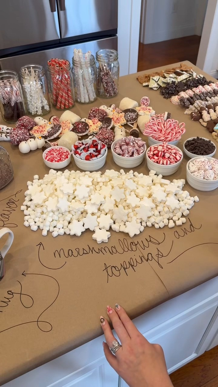 Hot chocolate bar for the kids❄️✨☕️

hot chocolate, hot cocoa, hot cocoa bar, pottery barn, williams sonoma, white bowls, serving bowls, serving tray, hostess gifts, gift ideas for her, gift ideas, Samantha Bauchmann  

 #LTKHoliday #LTKSeasonal #LTKHome