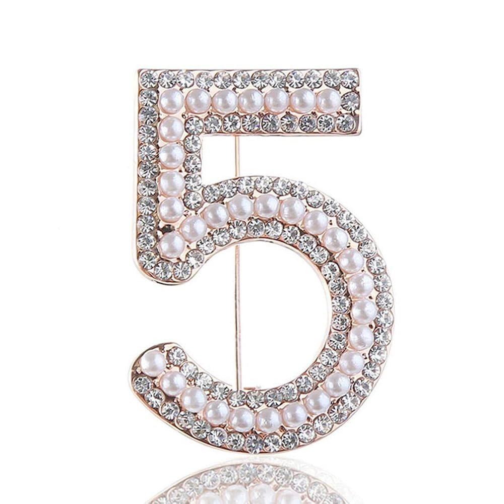 Celebrity Designer Pearl Rhinestone Pins Brooches Gift | Amazon (US)