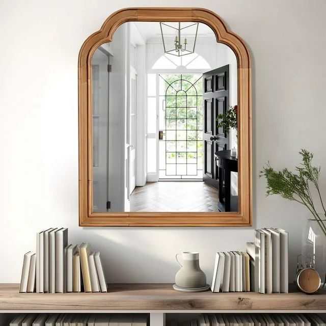 WallBeyond Wood Frame Wall Mirror Decor for Bathroom, Entryway, Living Room or Bedroom, 16" × 20... | Walmart (US)