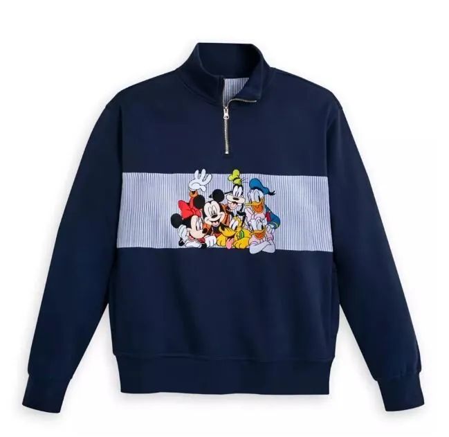 Disney Parks Mickey Mouse and Friends 1/4 Zip Fleece Top NEW IN BAG W/ TAG (XL)  | eBay | eBay US