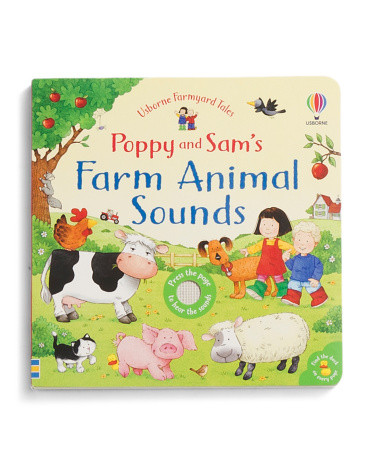 Poppy And Sam's Farm Animal Sounds Book | TJ Maxx