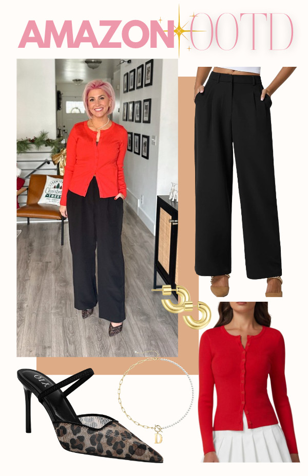 Stay stylish with this chic cardigan and wide-leg pants combo. Perfect for any occasion! Sweater: Medium Pants: Medium Shoes: TTS 

 #LTKootd #LTKSaleAlert