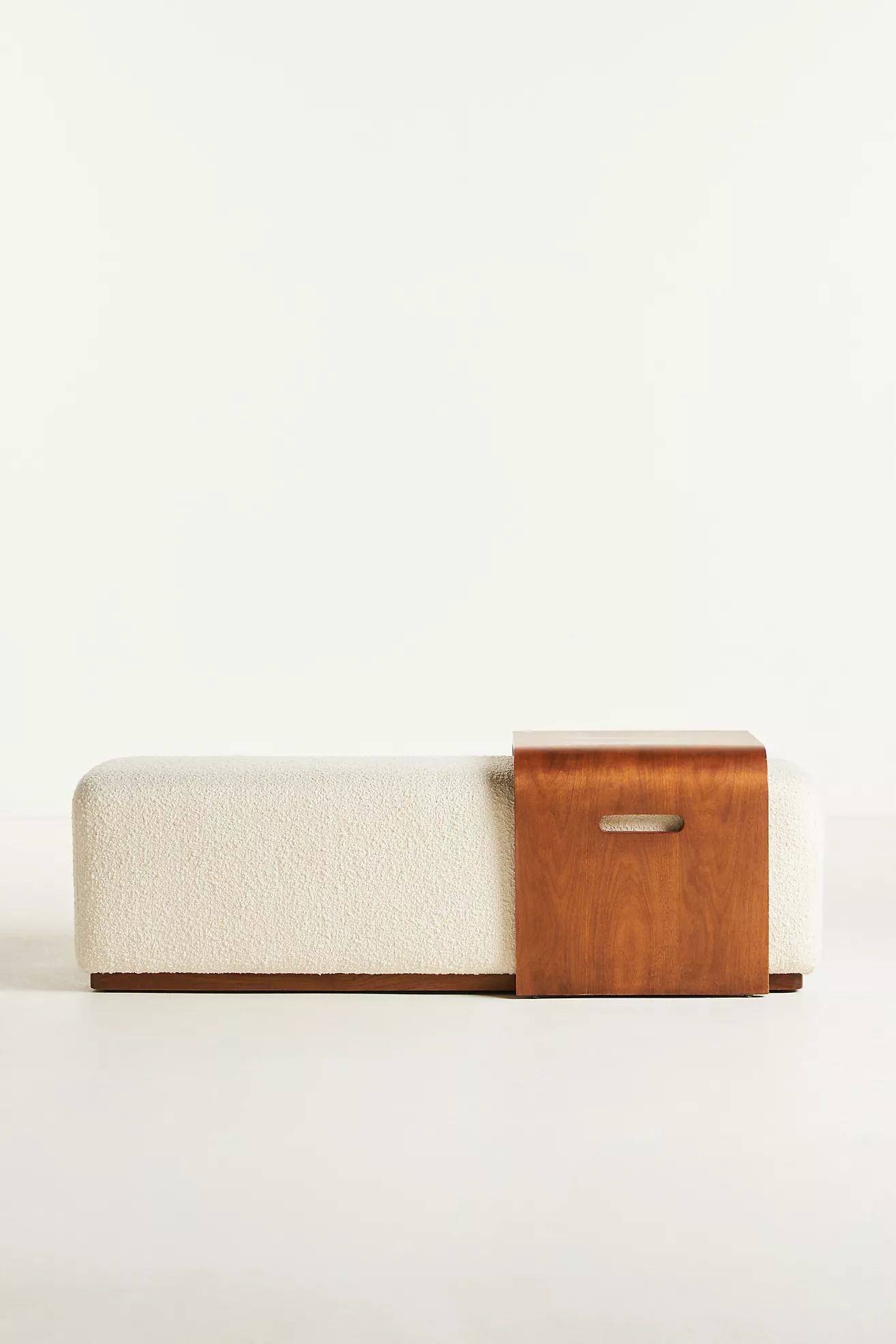 Barron Bouclé Coffee Table Ottoman | Anthropologie (US)