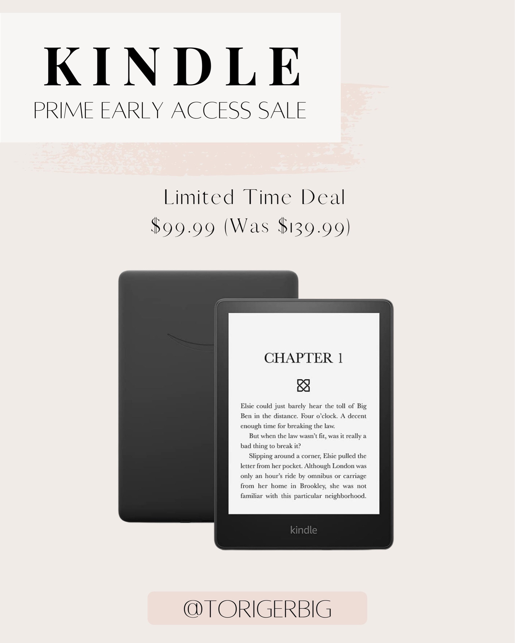 Kindle sale! Limited time only! #amazonsale #kindle

#LTKsalealert #LTKtravel #LTKunder100
