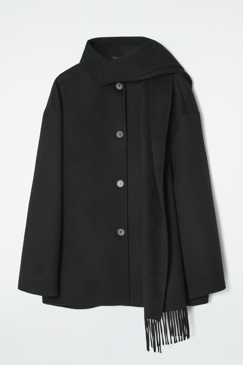 OVERSIZED WOOL-BLEND SCARF JACKET | COS (EU)