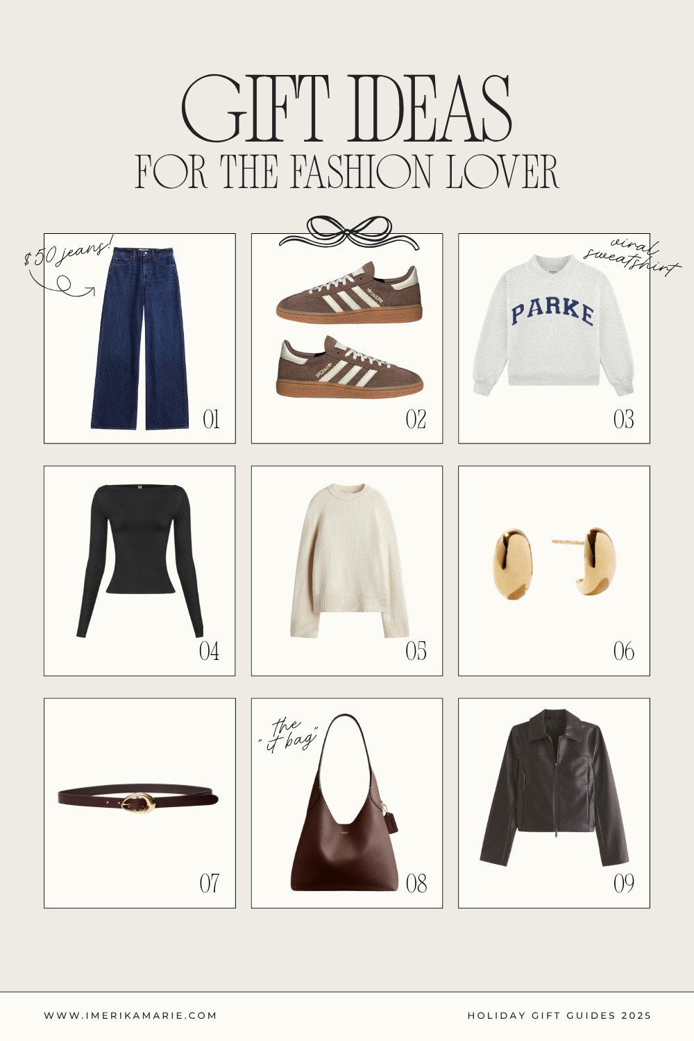 Holiday Gift Guide for the Fashion Lover. Gift Ideas for Her. Gifts for girlfriend. Gifts for wife. Gifts for mom. Gifts for fiancée. Gifts for best friends.  

 

#LTKCyberWeek #LTKGiftGuide #LTKHoliday