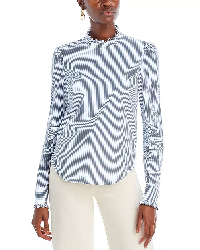 Alford Cotton Striped Button Back Shirt | Bloomingdale's (US)
