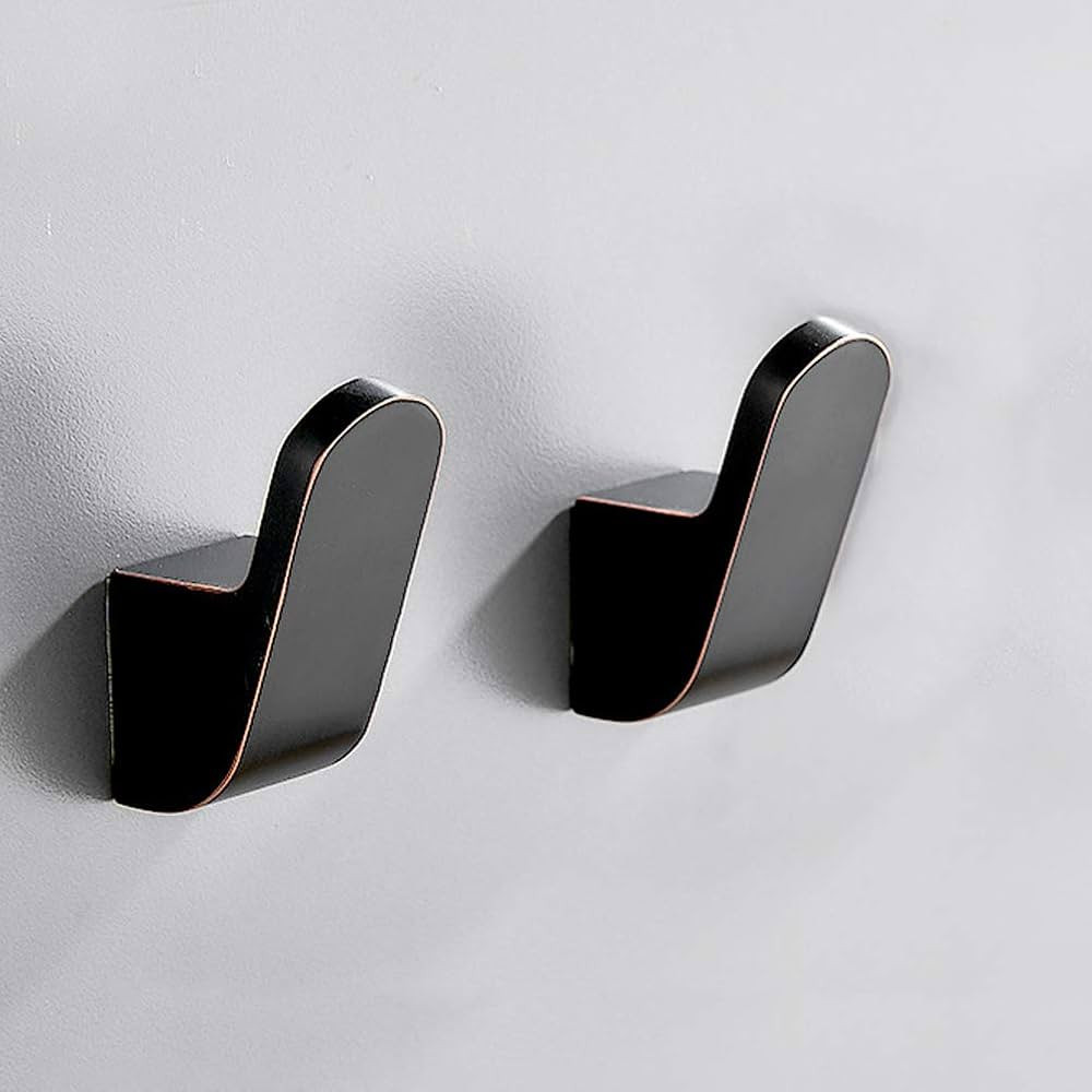 Single Towel Hook Clothes Hook for Bathroom Kitchen Robe Hook Coat Hook Hat Hook, Wall Mounted wi... | Amazon (US)