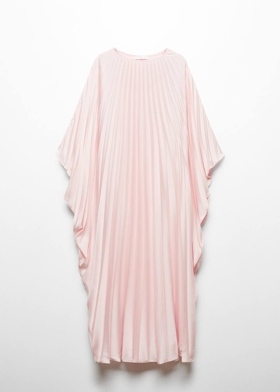 Pleated satin dress -  Women | Mango USA | MANGO (US)