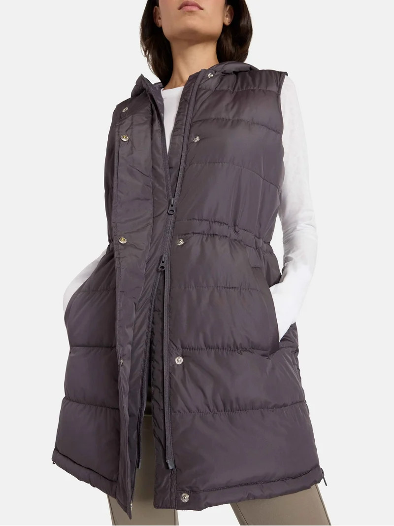 Ozark Trail Women's and Women's Plus Hooded Tunic Vest, Size XS-3X | Walmart (US)