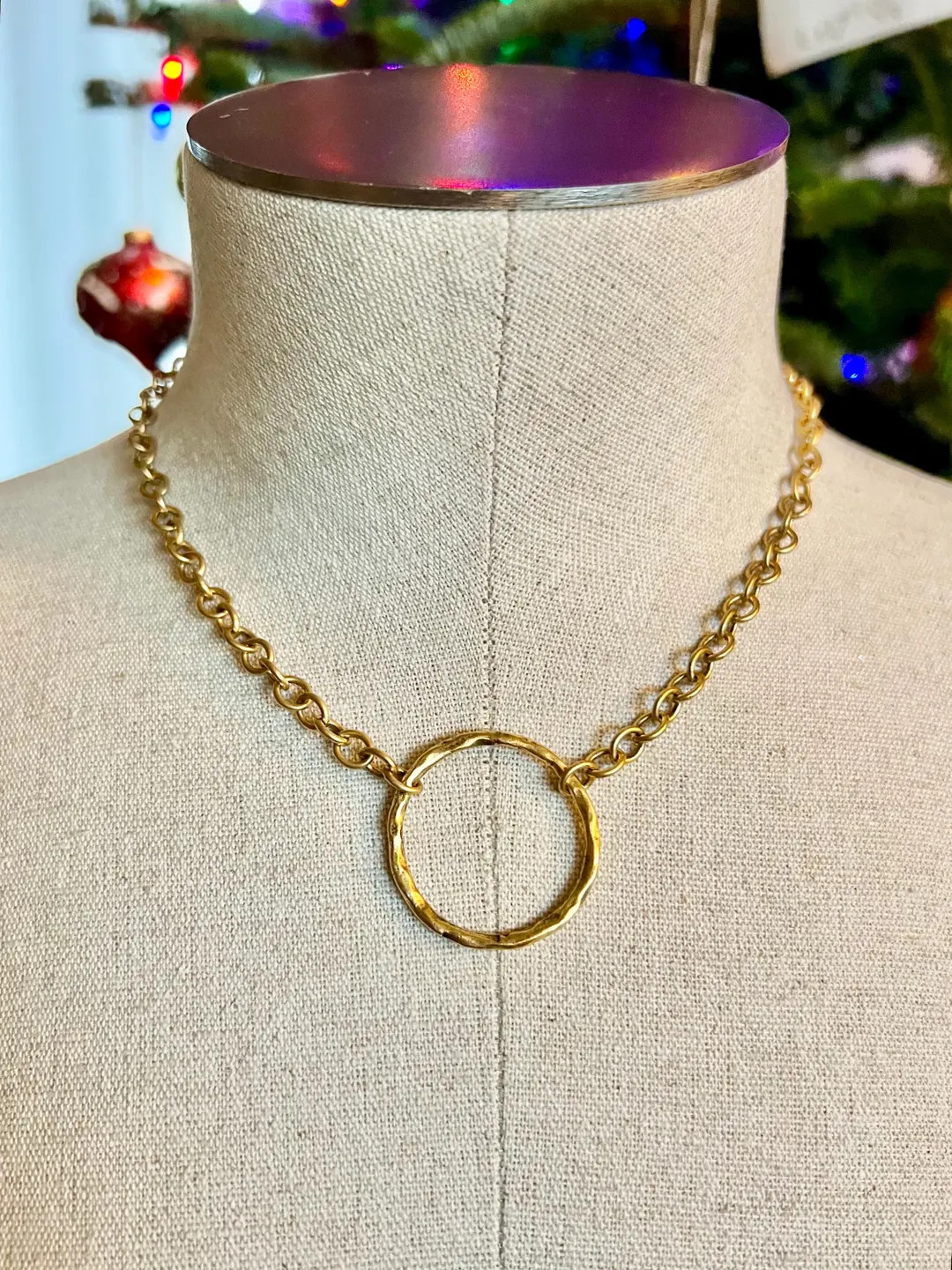 Simple Ring Necklace - Etsy | Etsy (US)