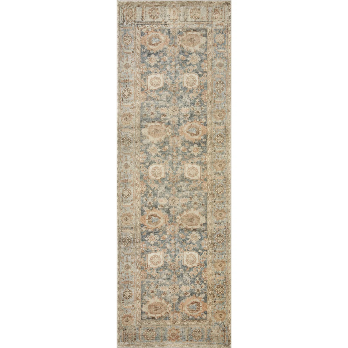 Loloi Margot Ocean/Spice Area Rug Feat. CloudPile | Wayfair North America