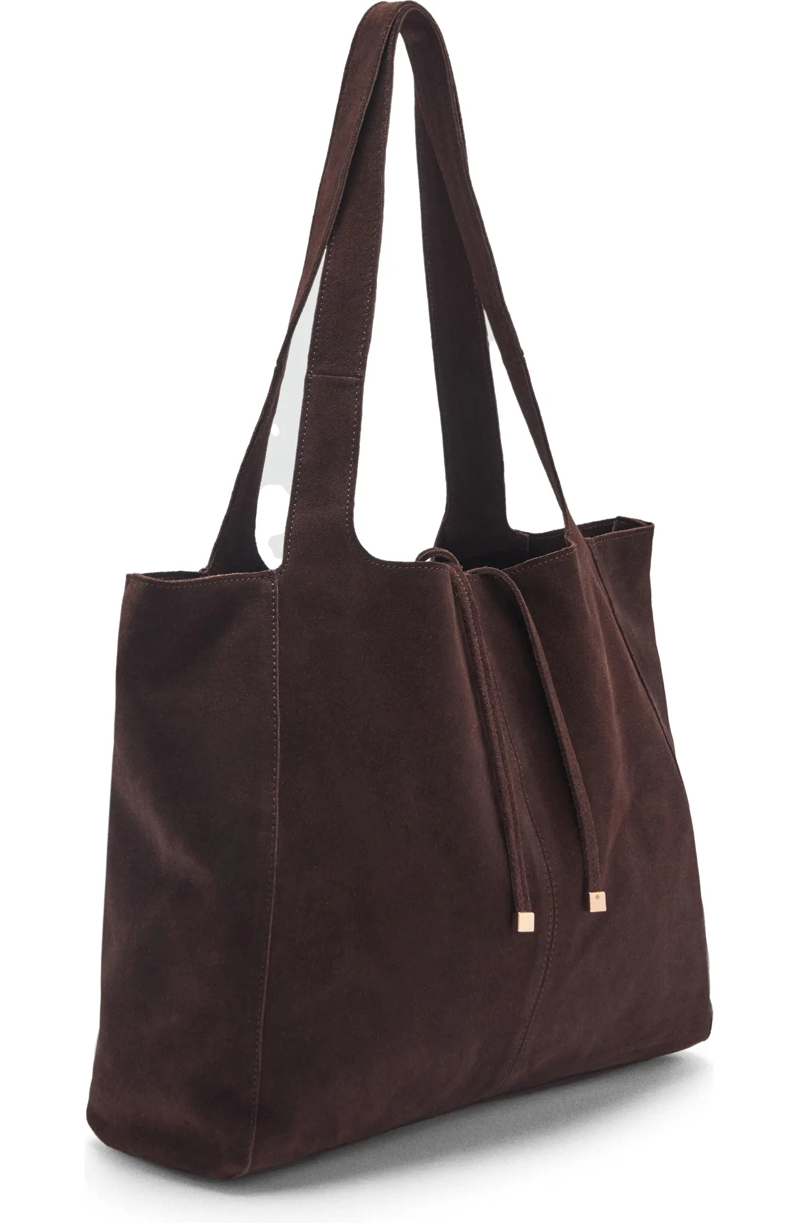MANGO Suede Shopper Tote | Nordstrom | Nordstrom