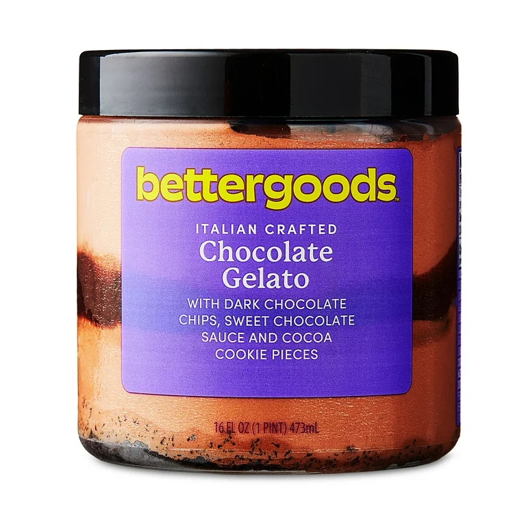 bettergoods Chocolate Gelato, 16 fl oz (Frozen) | Walmart (US)
