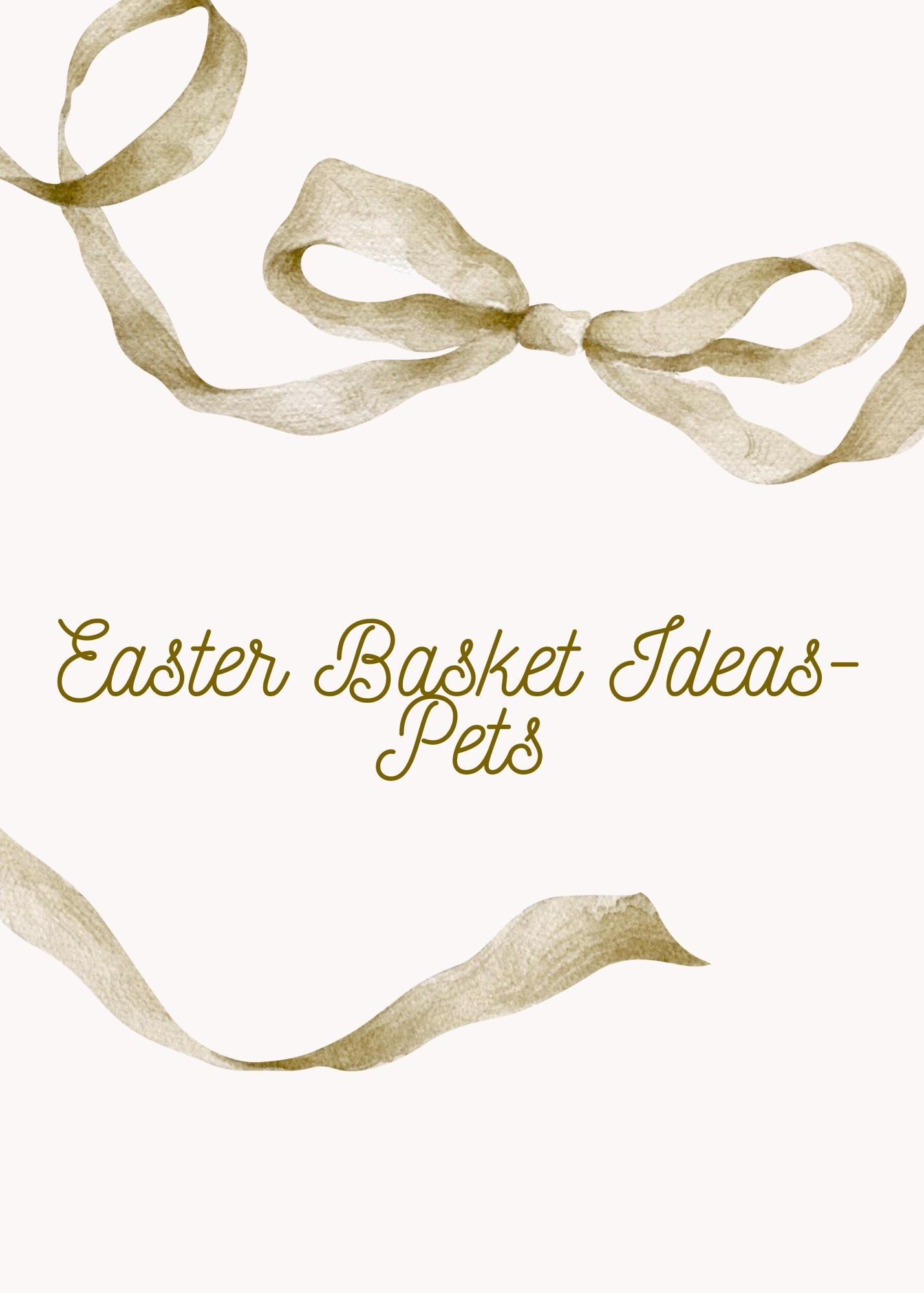 Easter Basket Ideas for the furry friend 

#LTKSeasonal
