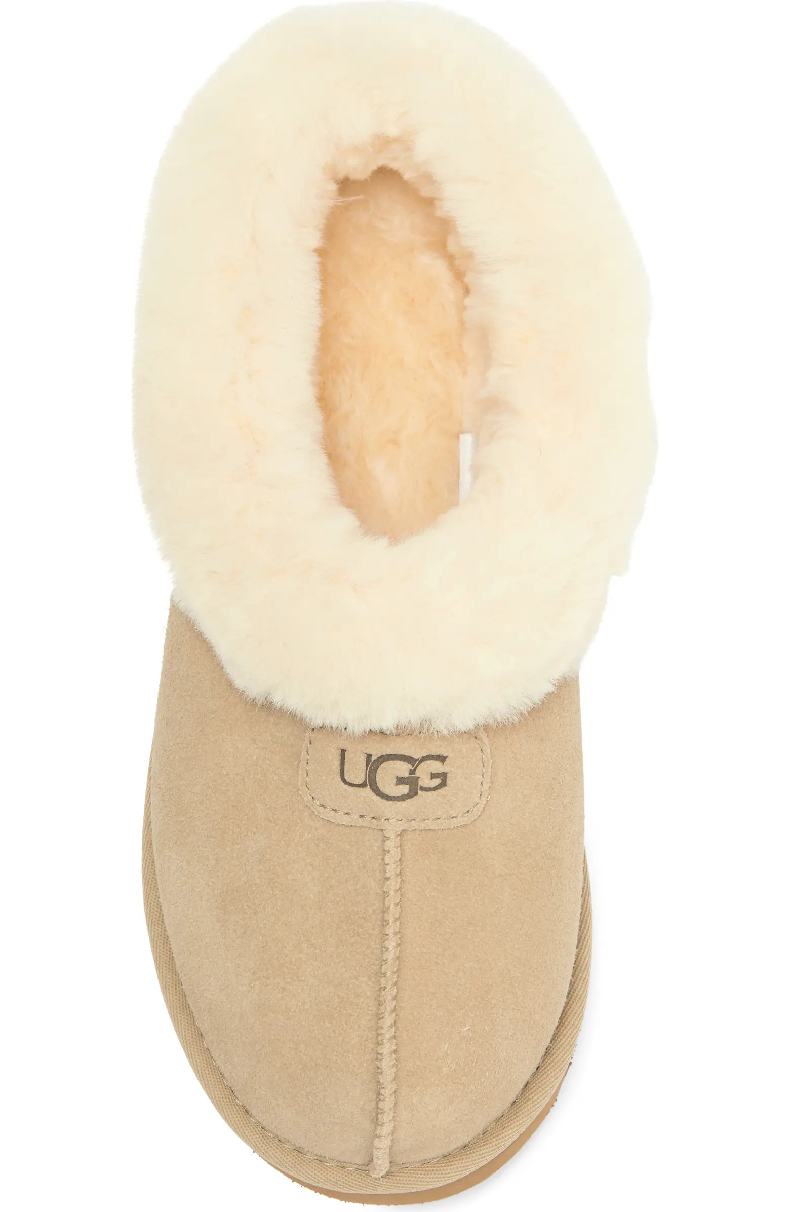 UGG® Tazzette Genuine Shearling Collar Slipper (Women) | Nordstrom | Nordstrom