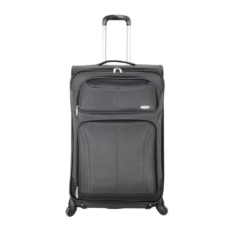 Skyline Softside Carry On Spinner Suitcase - Gray | Target