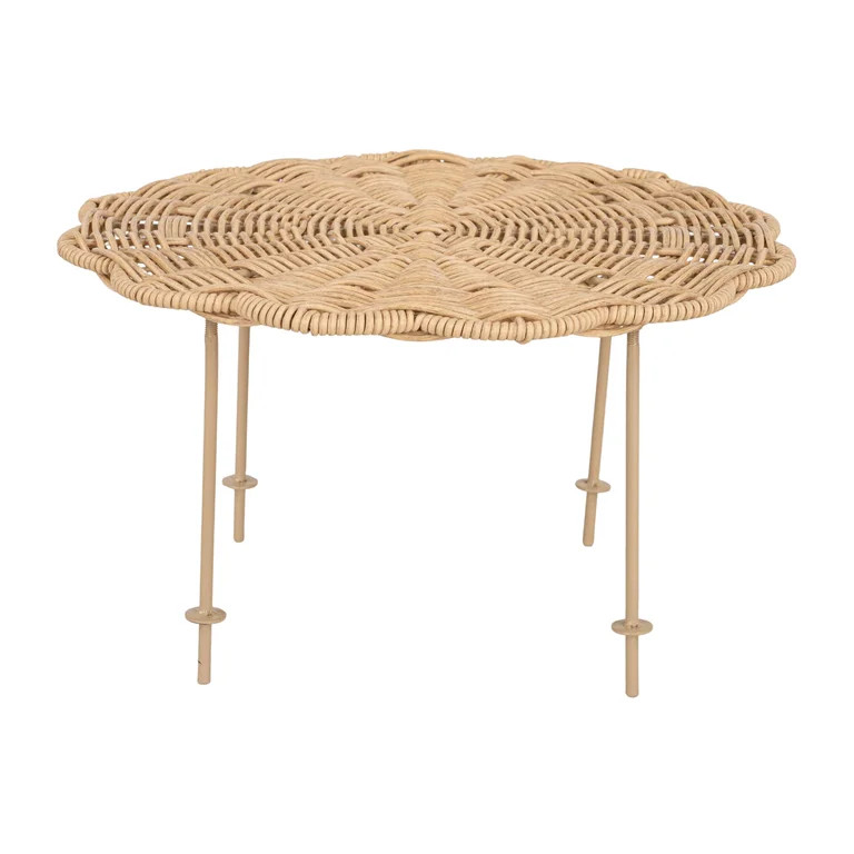 Better Homes & Gardens Rattan Tray with Legs | Walmart (US)