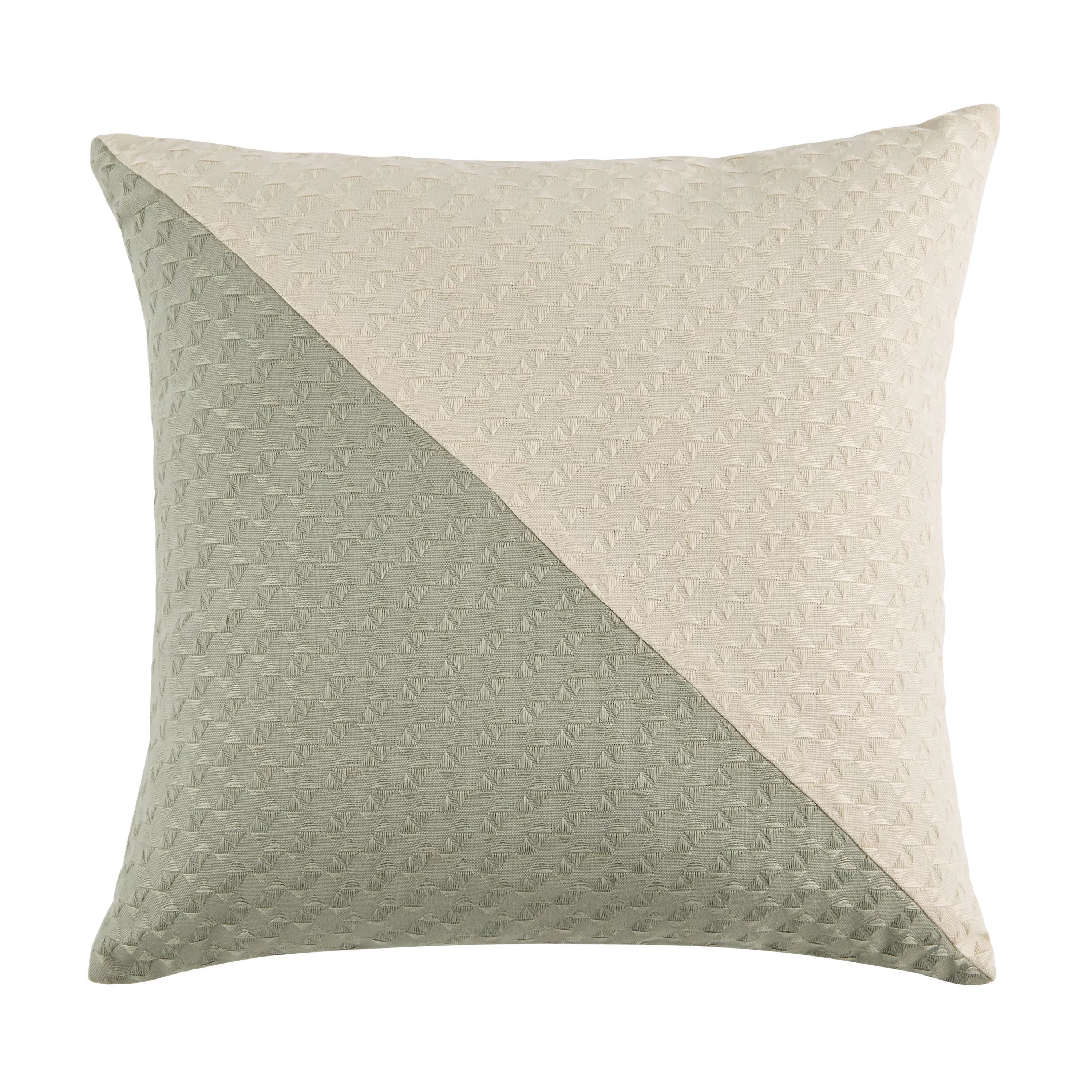 Better Homes & Gardens 20" x 20" Textured Color Block Outdoor Pillow by Dave & Jenny Marrs | Walmart (US)