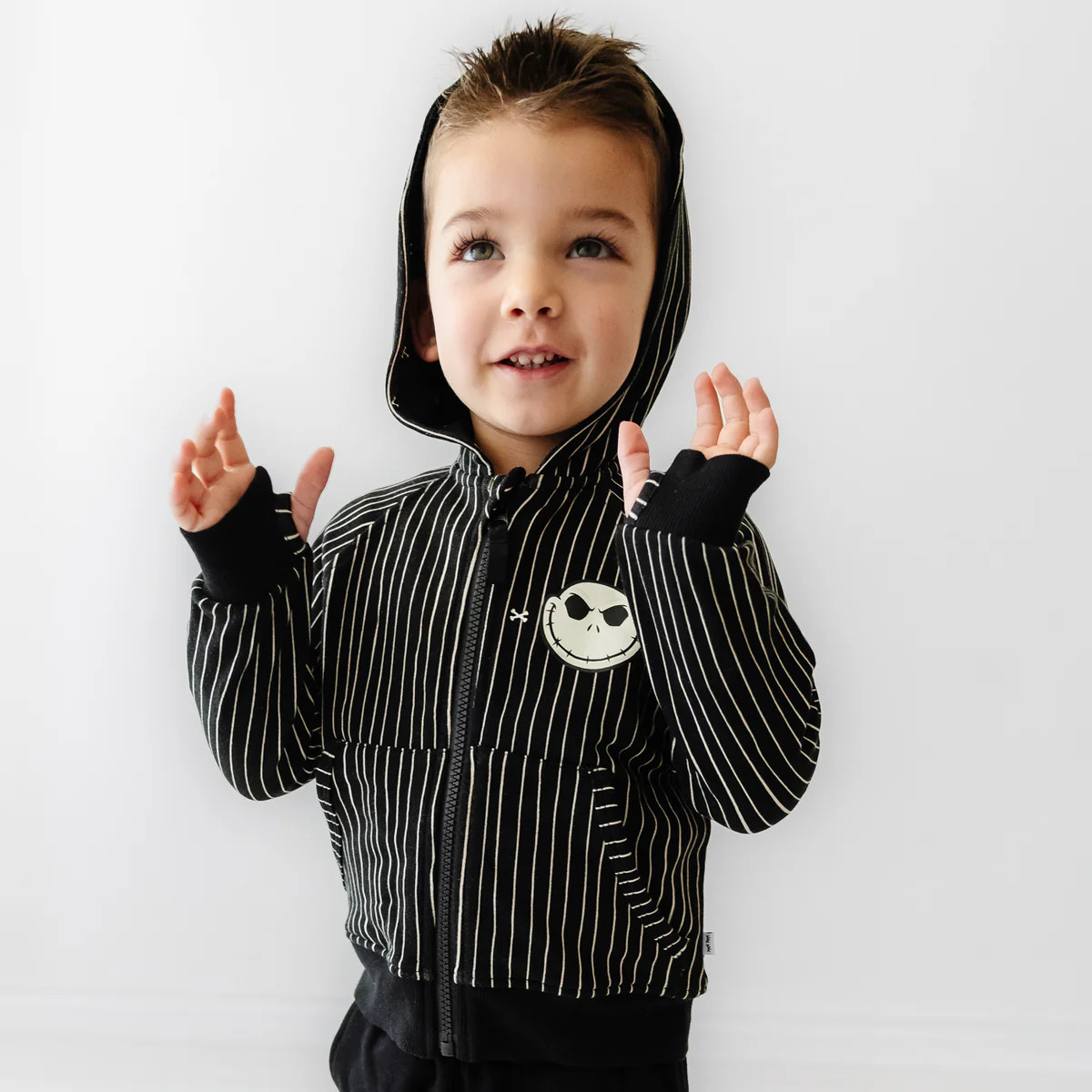 Jack Skellington Zip Hoodie | Little Sleepies