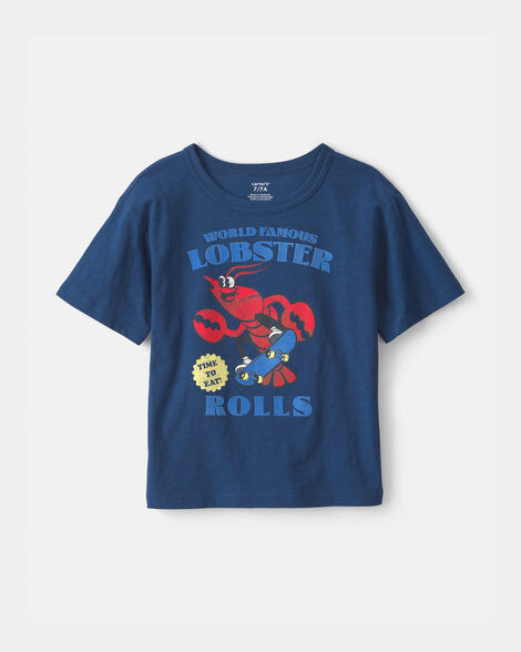 Boys Lobster Graphic Tee - Blue | Carter's Inc