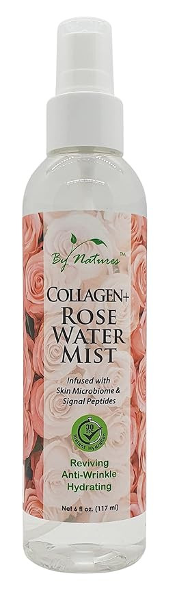 By Natures Collagen+ Rose Water Mist - 6 fl oz (Pack of 2) | Amazon (US)