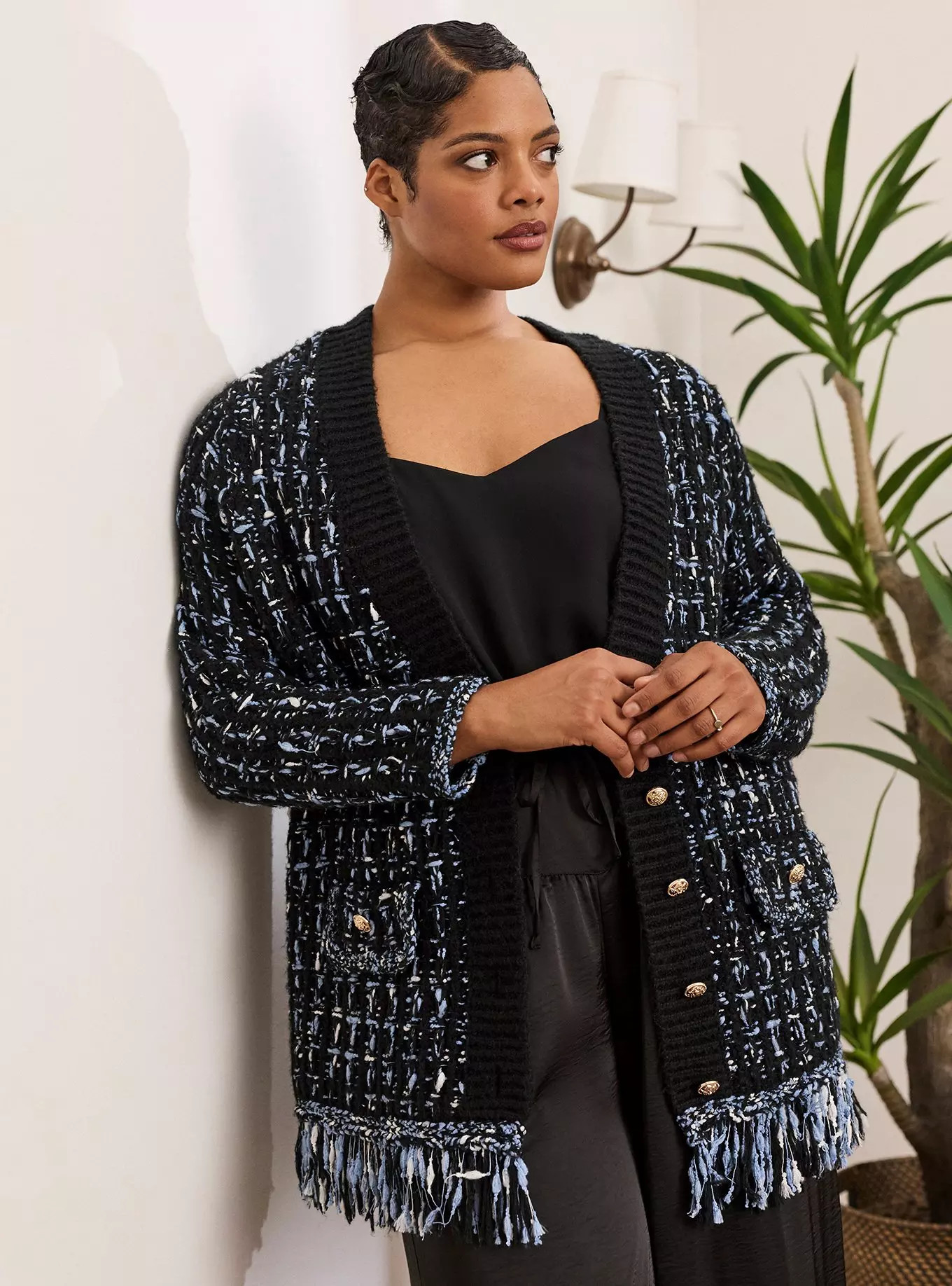 Belle Isle Oversized Fringe Cardigan | Torrid (US & Canada)