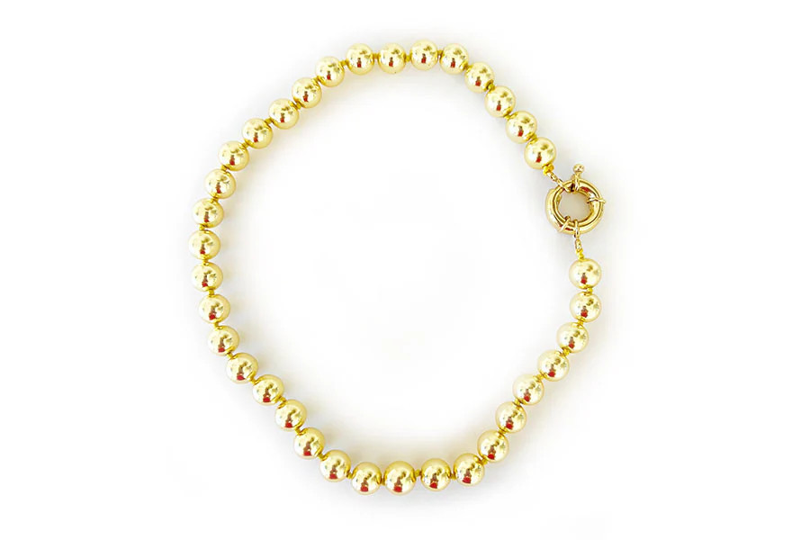 Gold Statement Bead Necklace | Lauren Amble Designs