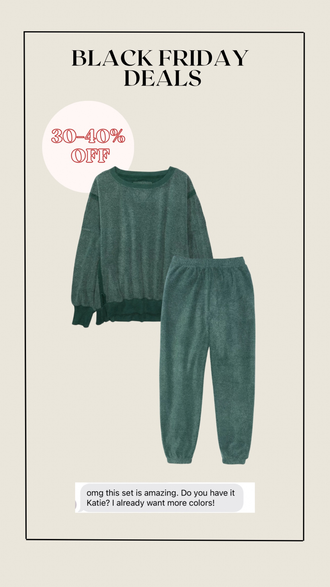 Aerie reverse fleece set ON SALE!!!

#LTKHoliday #LTKSeasonal #LTKCyberWeek