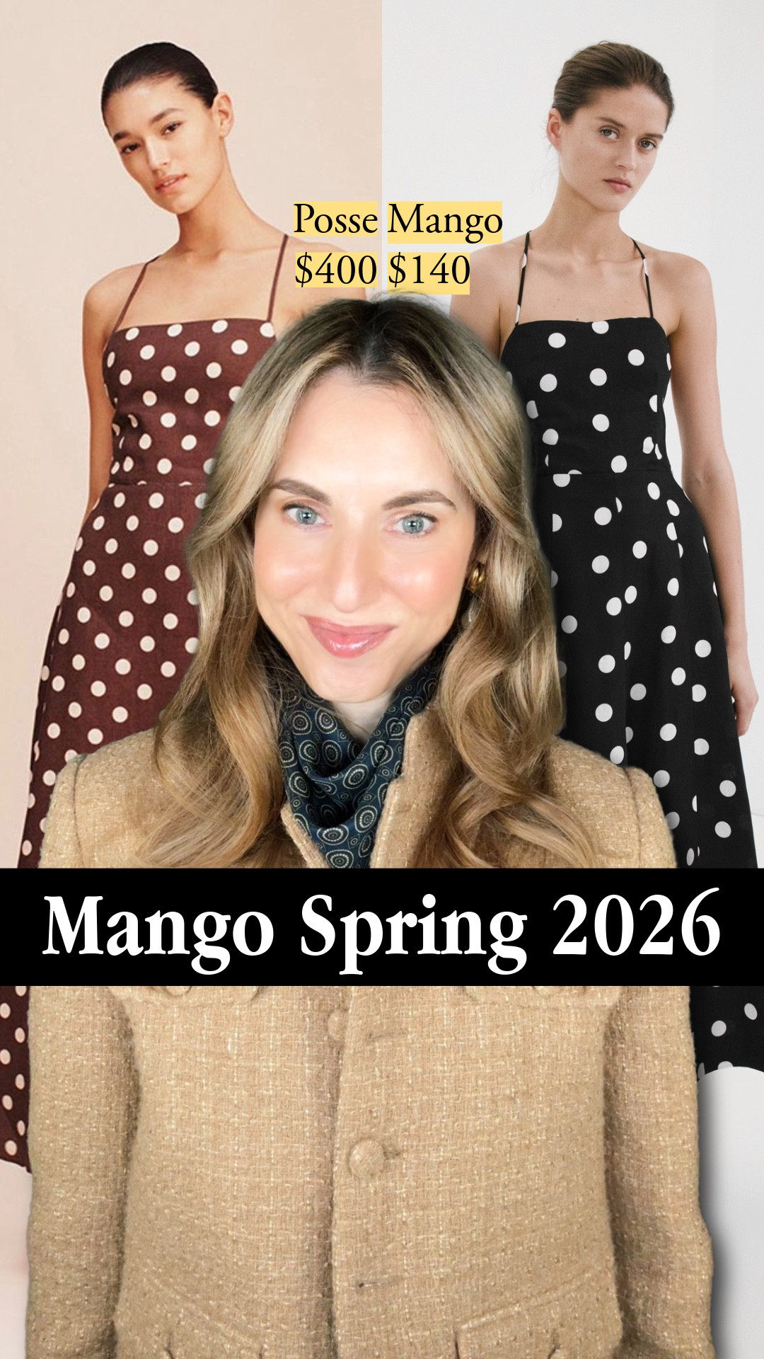 Summer quality wins from Mango: 100% linen suiting with welted buttonholes and concealed closures, lyocell/linen pieces with fluid drape for warm months, and cotton tweed that outperforms synthetics at 3x the price. Note: the dotted pieces' print doesn't fully go through to the reverse. The jeans are a lightweight fabric ime and TTS.

#LTKootd