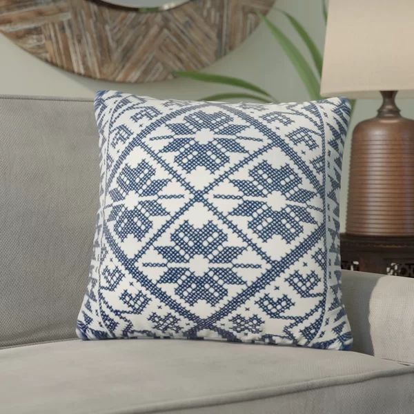 Liskeard Square Cotton Pillow Cover and Insert | Wayfair North America