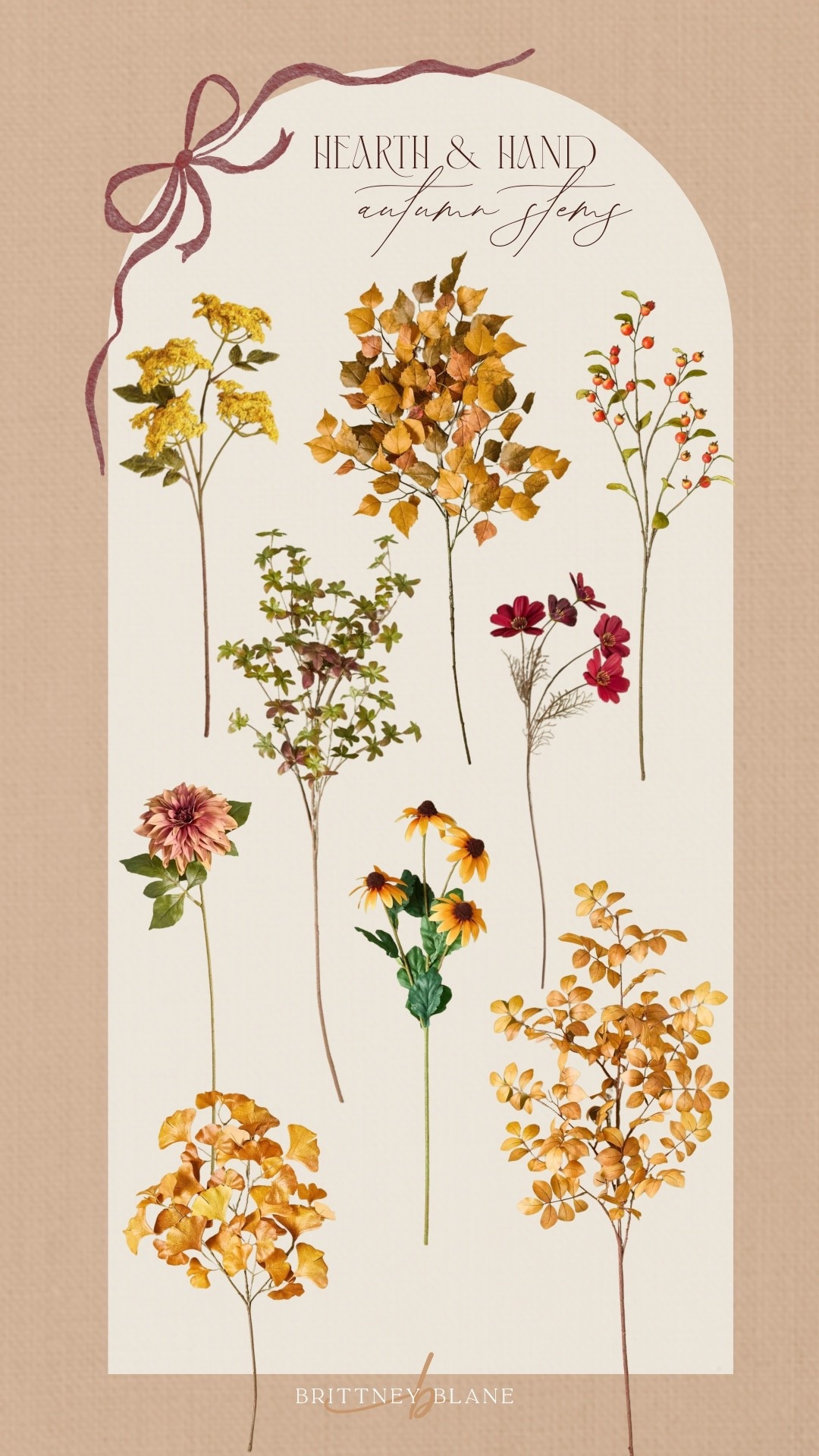 Hearth and hand for target autumn 2026 faux florals and stems ￼

#LTKSeasonal #LTKHome #LTKSaleAlert