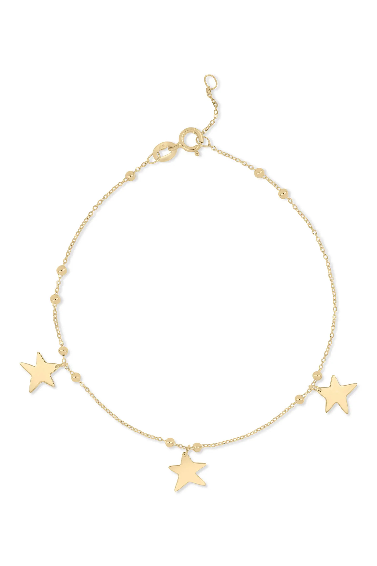 14K Gold Star Charm Bracelet (Women) | Nordstrom | Nordstrom