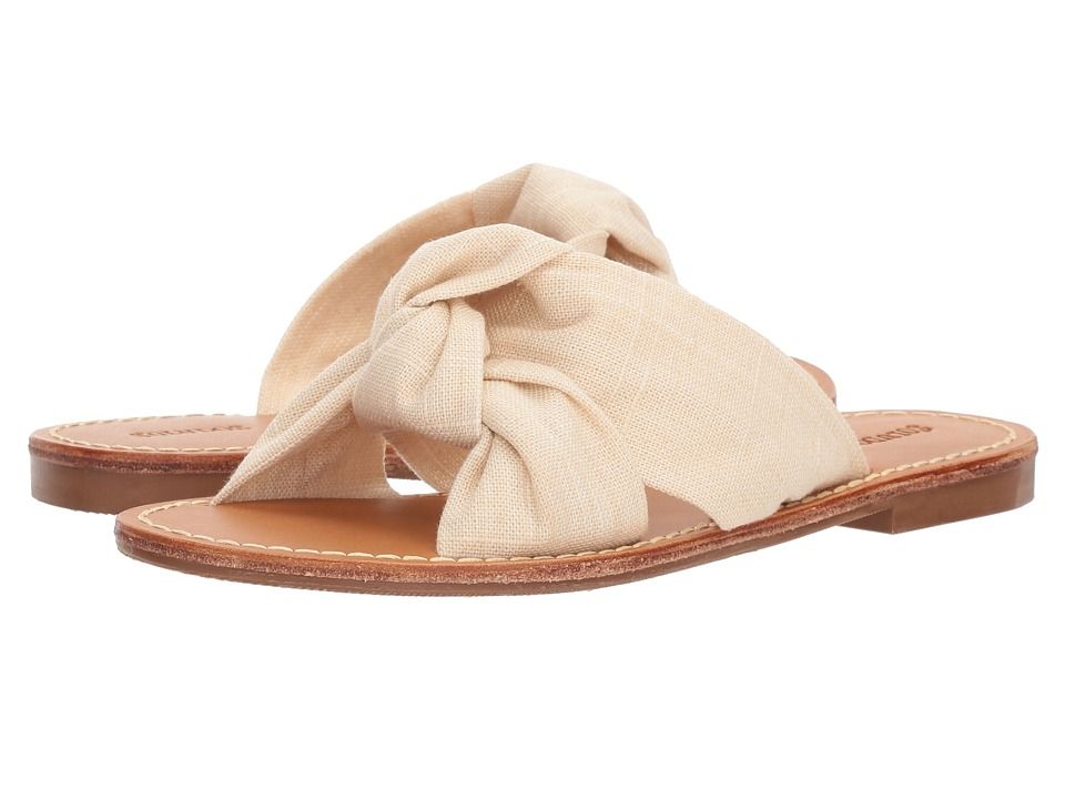 Soludos - Knotted Slide Sandal (Blush) Women's Sandals | Zappos