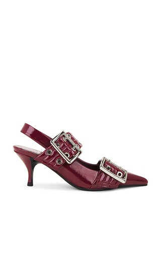Jeffrey Campbell Timely Pumps in Burgundy. - size 7.5 | Revolve Clothing (Global)